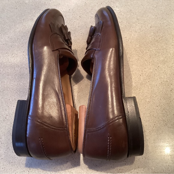 Bally Mens Tassel Loafers Brown size 10D - Picture 4 of 9